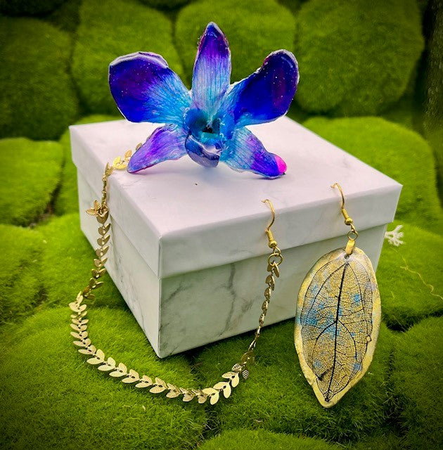 Blue & Purple LUCY "DENDROBIUM" ORCHID