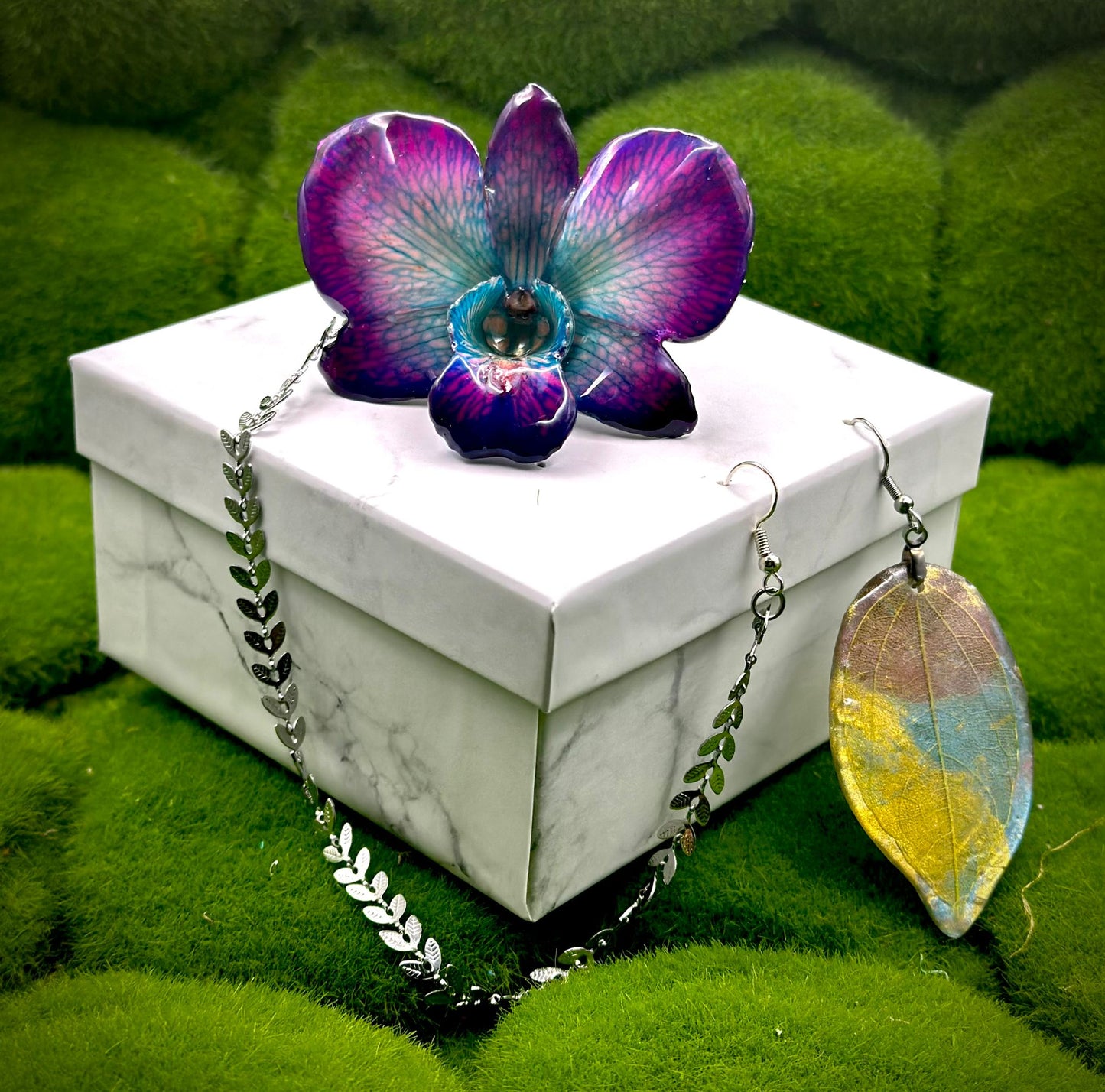 Purple NOBILE "DENDROBIUM" ORCHID