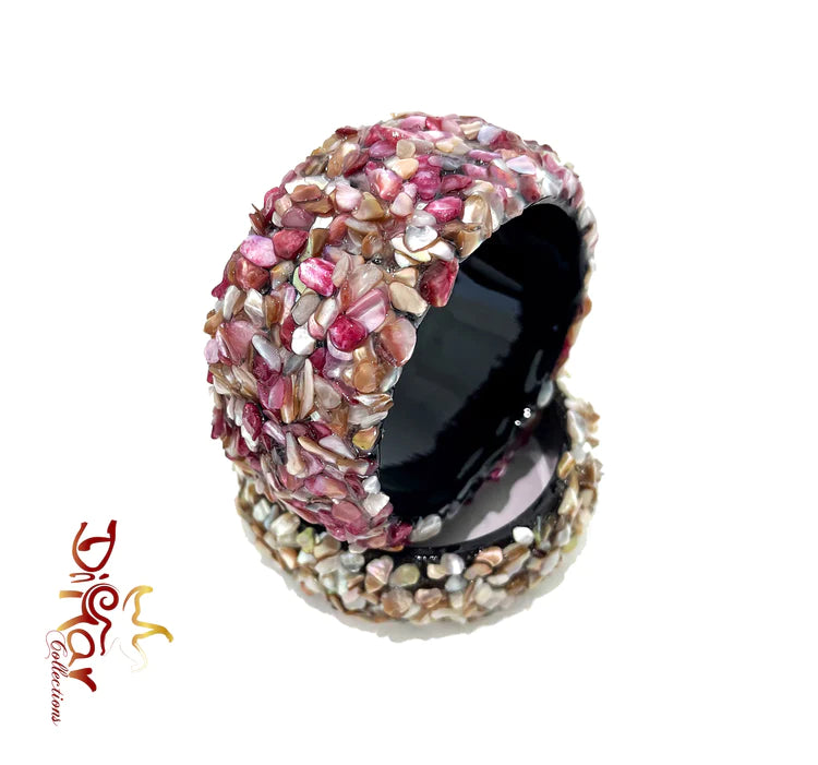 Wooden Pearl bangle