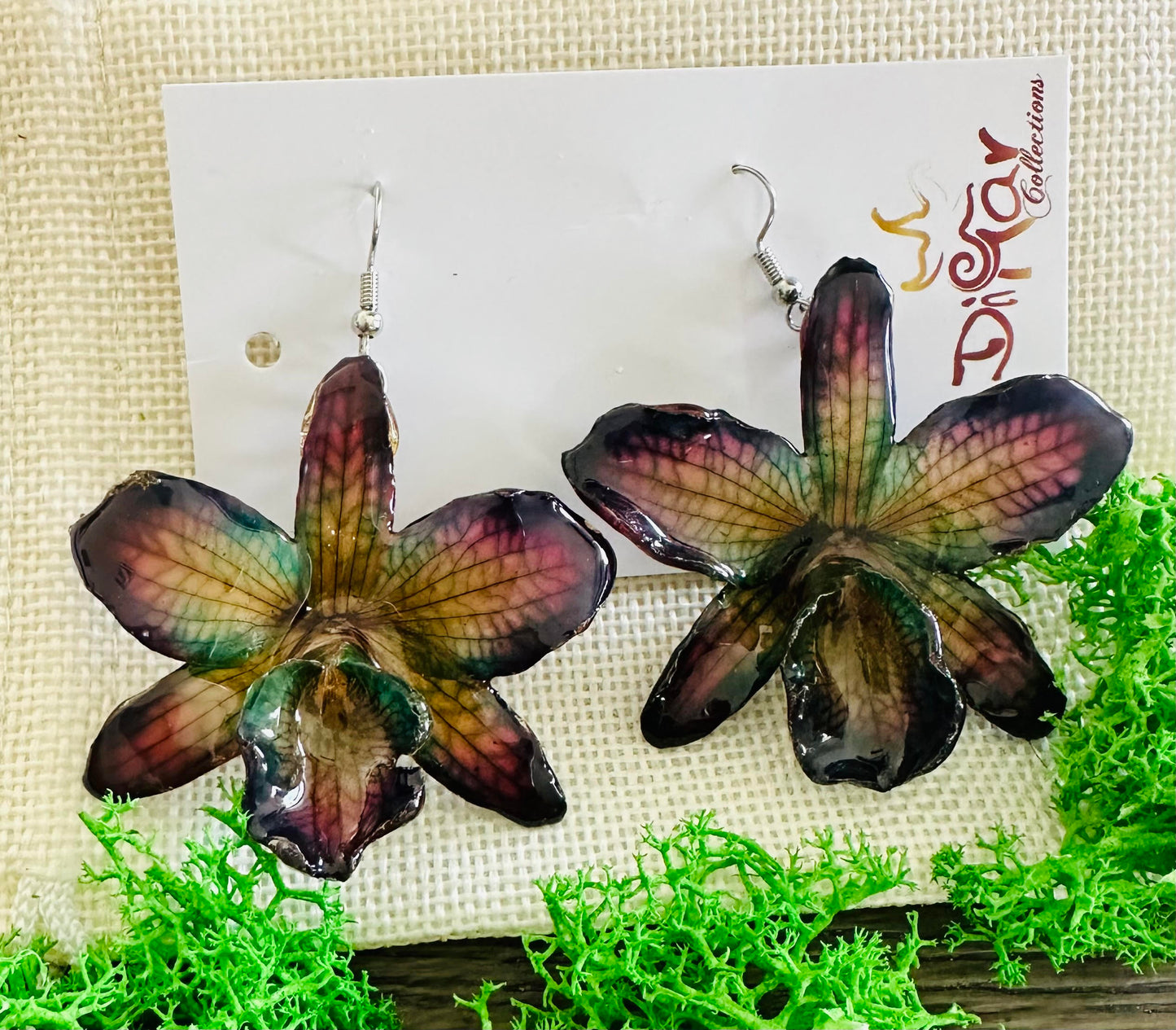 NOBILE "DENDROBIUM" PURPLE-GREEN