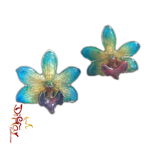 Orchid mini studs