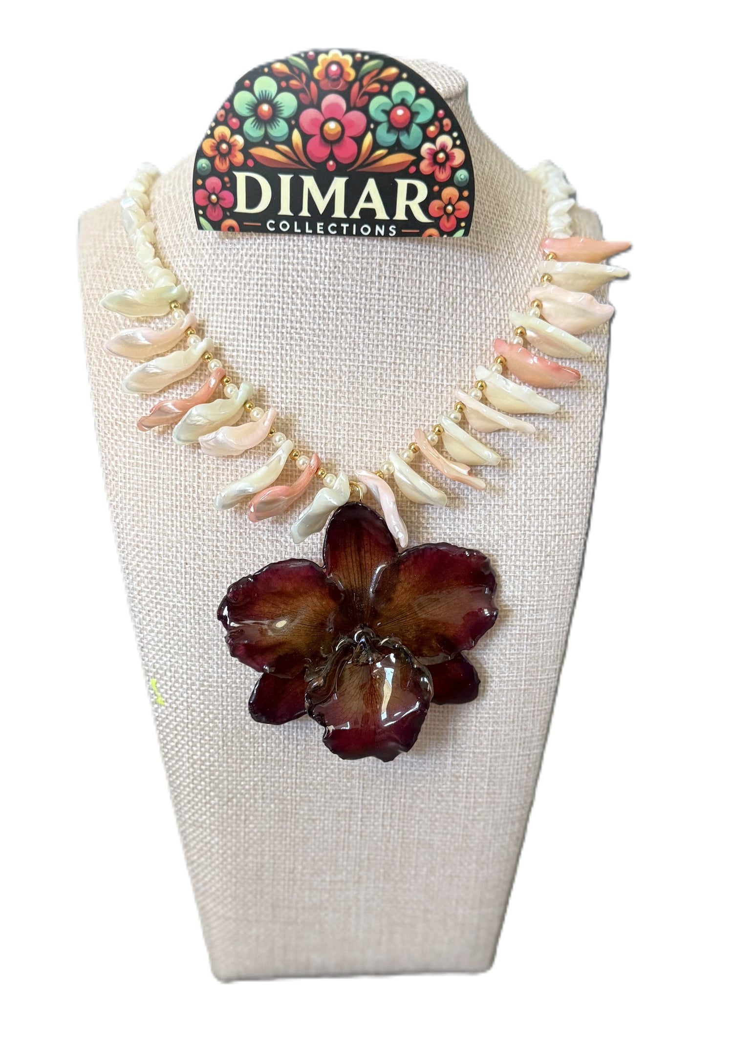 Orchid Cattleya Luxe Necklaces